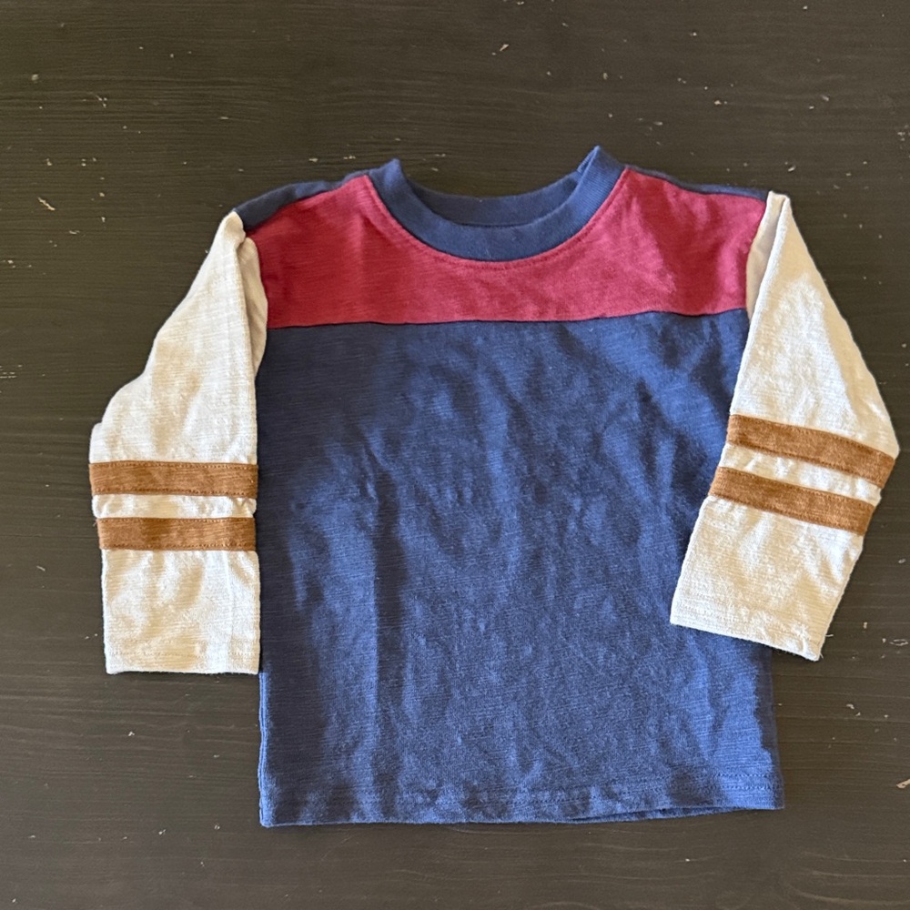 3 Long Sleeve Tees - Multicolor Stripes - Picture 3 of 5